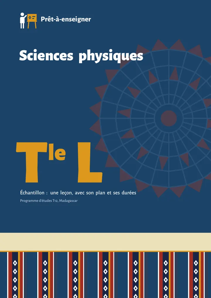 Échantillon Sciences physiques Tle L, page 1 sur 8