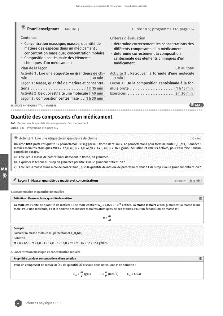 Échantillon Sciences physiques Tle L, page 5 sur 8