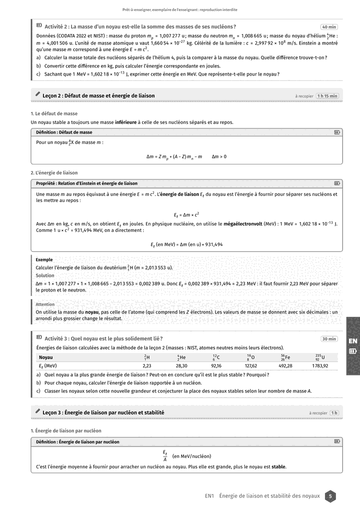 Échantillon Sciences physiques Tle OSE, page 6 sur 8