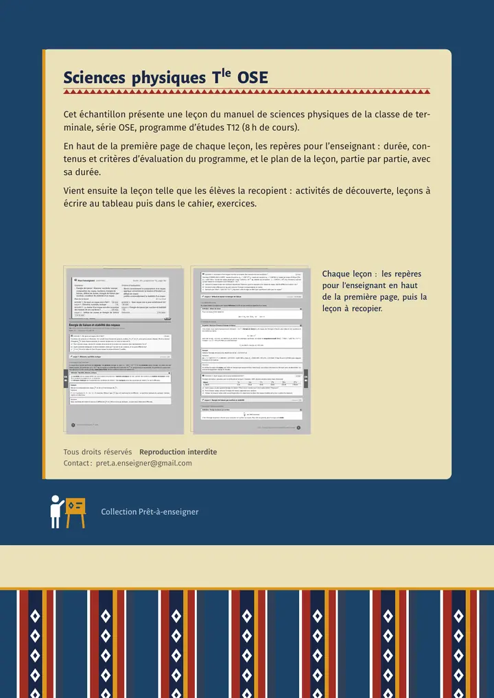 Échantillon Sciences physiques Tle OSE, page 8 sur 8