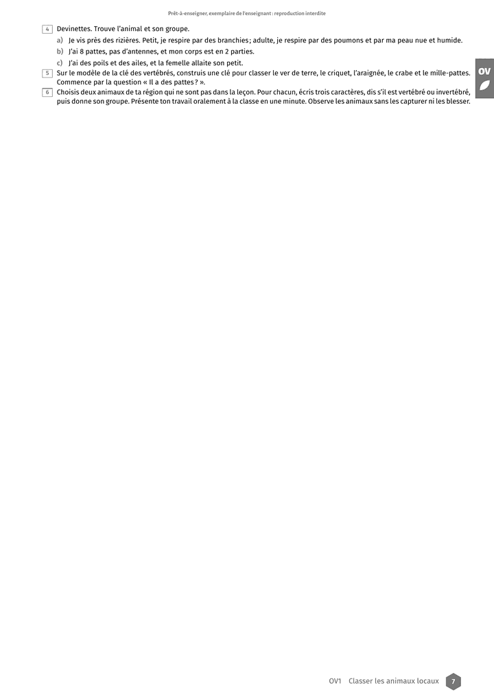 Échantillon Sciences et technologie T5, page 8 sur 10