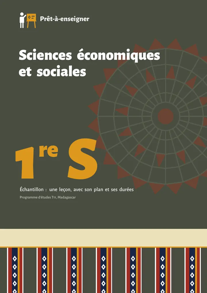 Échantillon SES 1re S, page 1 sur 10