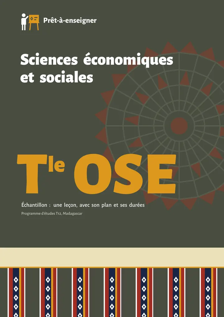 Échantillon SES Tle OSE, page 1 sur 10