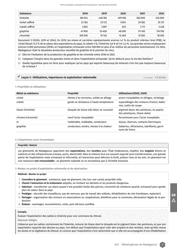 Échantillon SVT 2de, page 8 sur 10