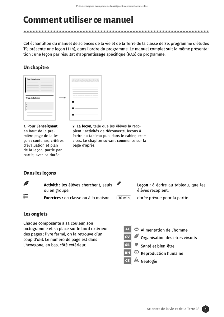 Échantillon SVT 3e, page 2 sur 10