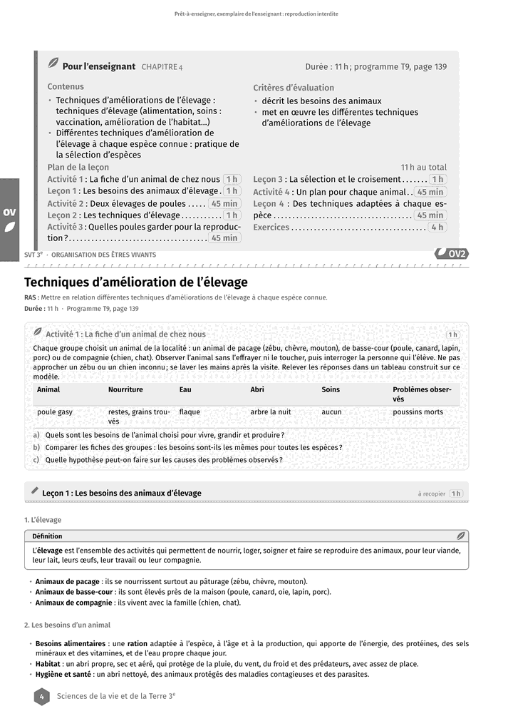 Échantillon SVT 3e, page 5 sur 10