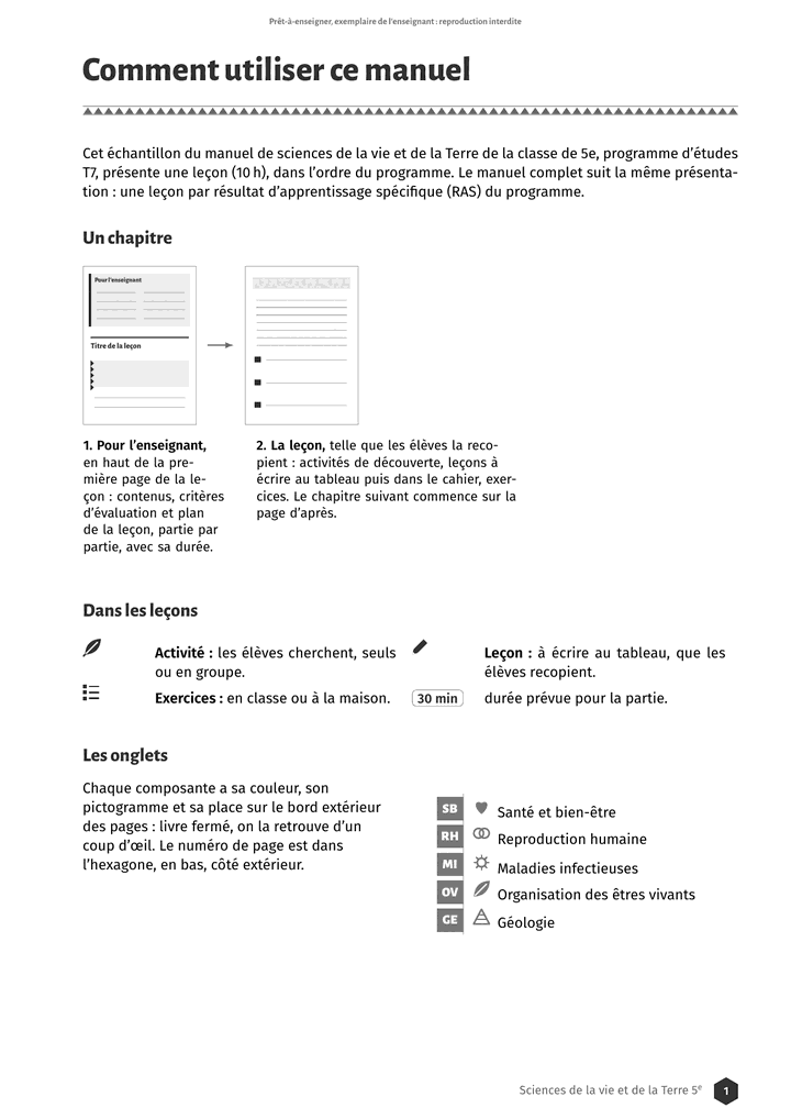 Échantillon SVT 5e, page 2 sur 10