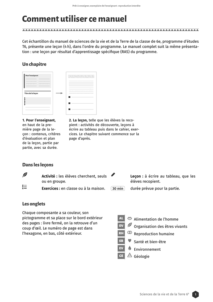 Échantillon SVT 6e, page 2 sur 8