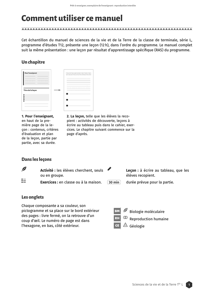 Échantillon SVT Tle L, page 2 sur 10
