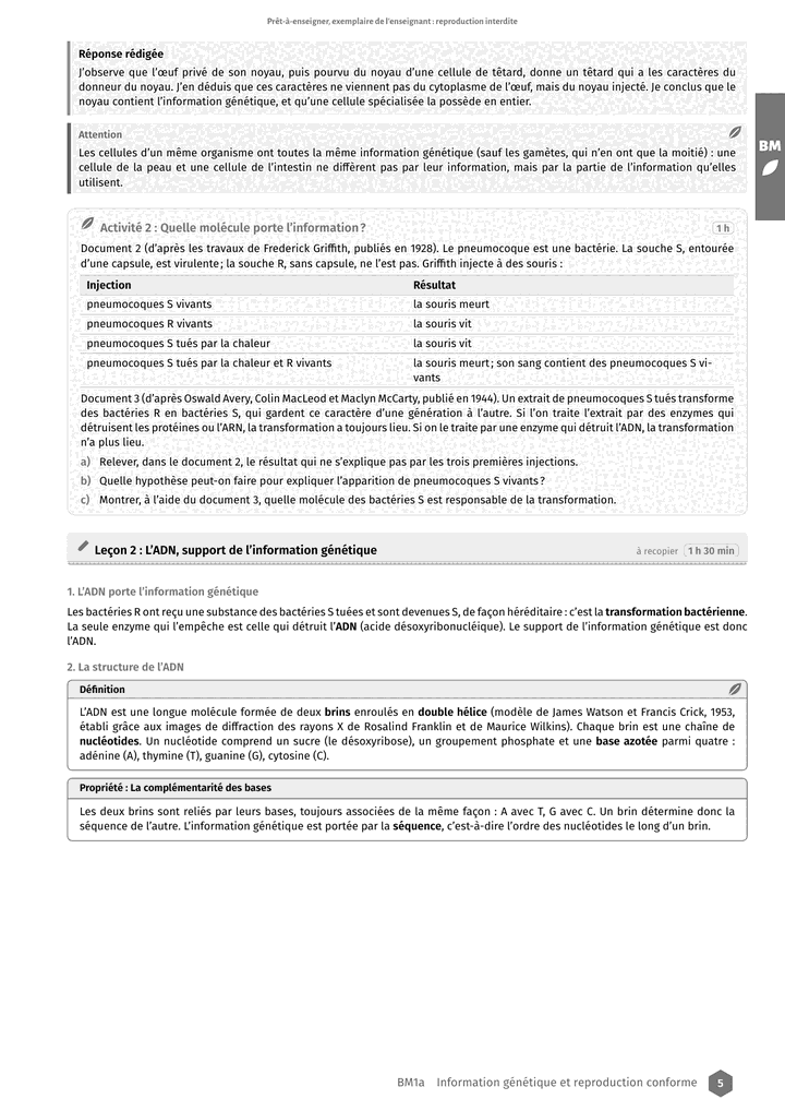 Échantillon SVT Tle L, page 6 sur 10