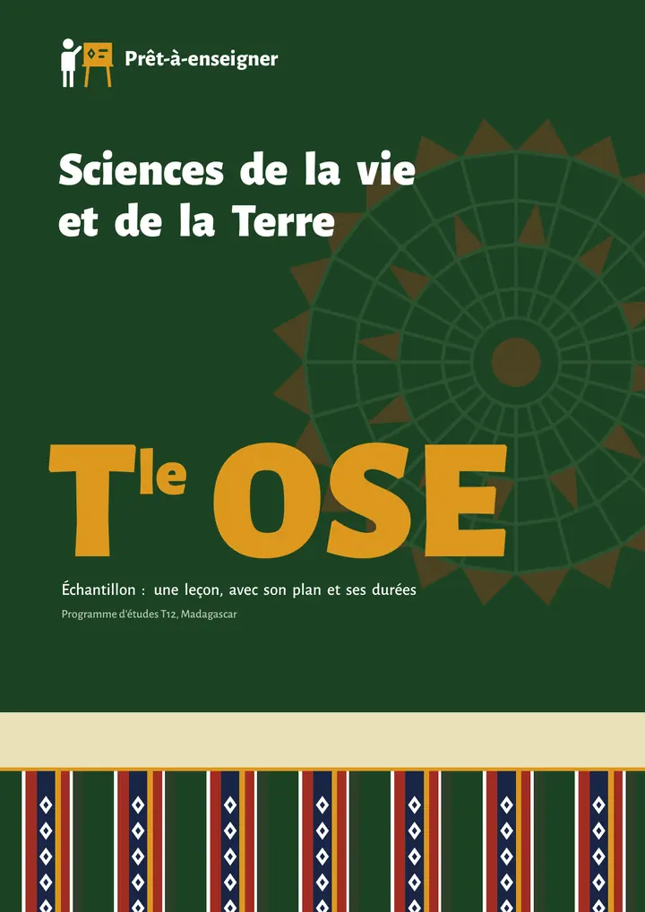 Échantillon SVT Tle OSE, page 1 sur 10