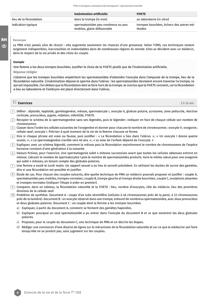 Échantillon SVT Tle OSE, page 9 sur 10