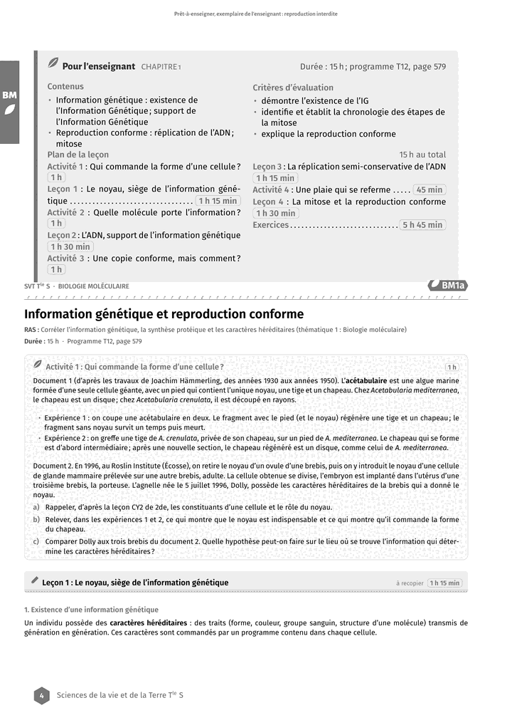 Échantillon SVT Tle S, page 5 sur 12
