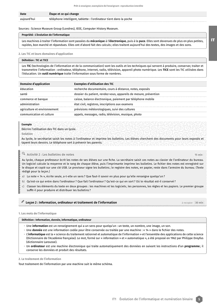 Échantillon TICE 2de, page 6 sur 12